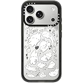 CASETiFY Impact iPhone 17 Pro Case [Slim/Wireless Charging Compatible / 8.2 ft. 4X Military Grade Drop Protection] - Just Some Buns - Clear Black