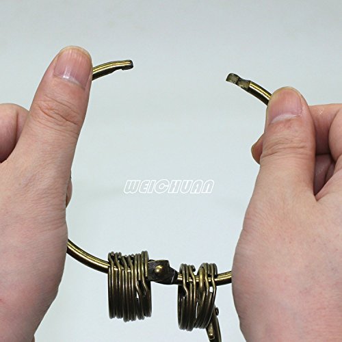 WEICHUAN Metal Antique Bronze Keychain/Key Holder/Key Ring/Key Hooks