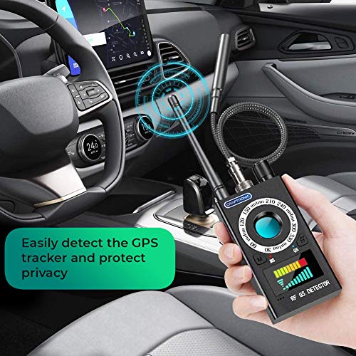 Craftronic SpyDefender Anti RF Spy Detector & Hidden Camera Finder | GSM & GPS Tracking Signal 3 Detection Magnetic Field | Security & Privacy Protection Office, Hotels Room, Airbnb (2020 Version)