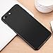 iPhone 8 Plus Case, iPhone 7 Plus Case, HUMIXX Thin Sleek Fully Protective (Naked Phone Texture) Matt Finish Hard Case Cover for iPhone 7 Plus/iPhone 8 Plus[Skin Series](Black)