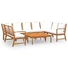 vidaXL-Muebles-de-Jardin-9-Piezas-Cojines-Mobiliario-Exterior-Hogar-Cocina-Terraza-Mesa-Silla-Asiento-Suave-Respaldo