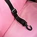 Adorrable Pet Dog Booster Seat Collapsible Waterproof Safety Leash Non Slip Portable Reinforce Car Carrier, Pink