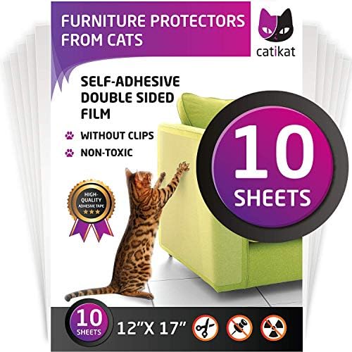 Catikat XL Furniture Protectors from Cats 10 Pack Safe Couch