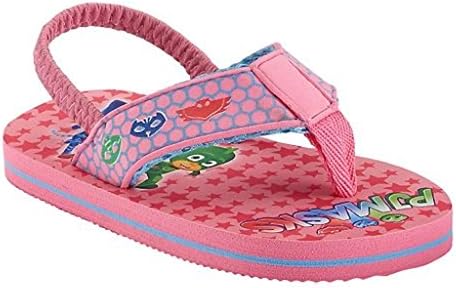 PJ Masks Toddler Girl Catboy, Gekko & Owlette Thong Flip-Flops (Large 9-10)
