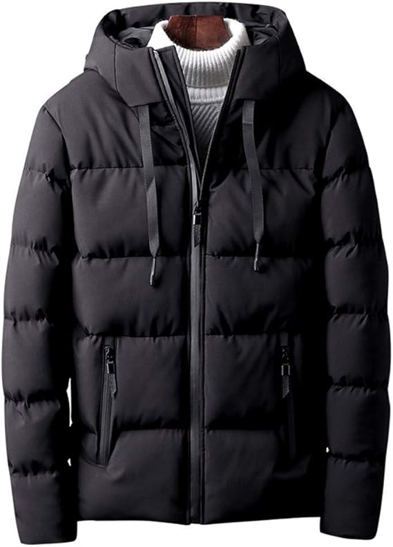 Amazon ダウンコート メンズ 冬コートフード付き 保温ジャケット 無地 カジュアル ビジネス 厚手 防寒 秋冬 コート ジャケット 通販