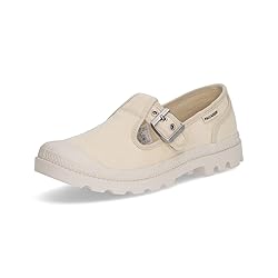PALLADIUM WOMENS PAMPA WASHED MARY JANE, SAHARA, 8