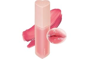 HOLIKA HOLIKA Heart Crush Bare Glaze Tint - K-Beauty Girlish & Juicy Color Lip Tint with Moisture Essence, Long-Lasting Moisture & High Shine, 0.1 fl.oz. (05 SWISH)