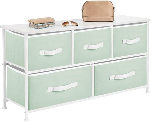 Amazon Com Mdesign Extra Wide Dresser Storage Tower Sturdy