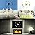 Hiquty Roman Digital DIY Wall Art Home Decoration Wall Clock ( Gold )