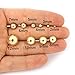 14k Yellow, White or Rose Gold Ball Stud Earrings
