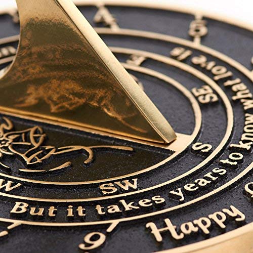 The Metal Foundry Customized Wedding This Unique Large Sundial Gift Idea is A Great Present for Him, for Her Or for A Couple to Celebrate Years of Marriage