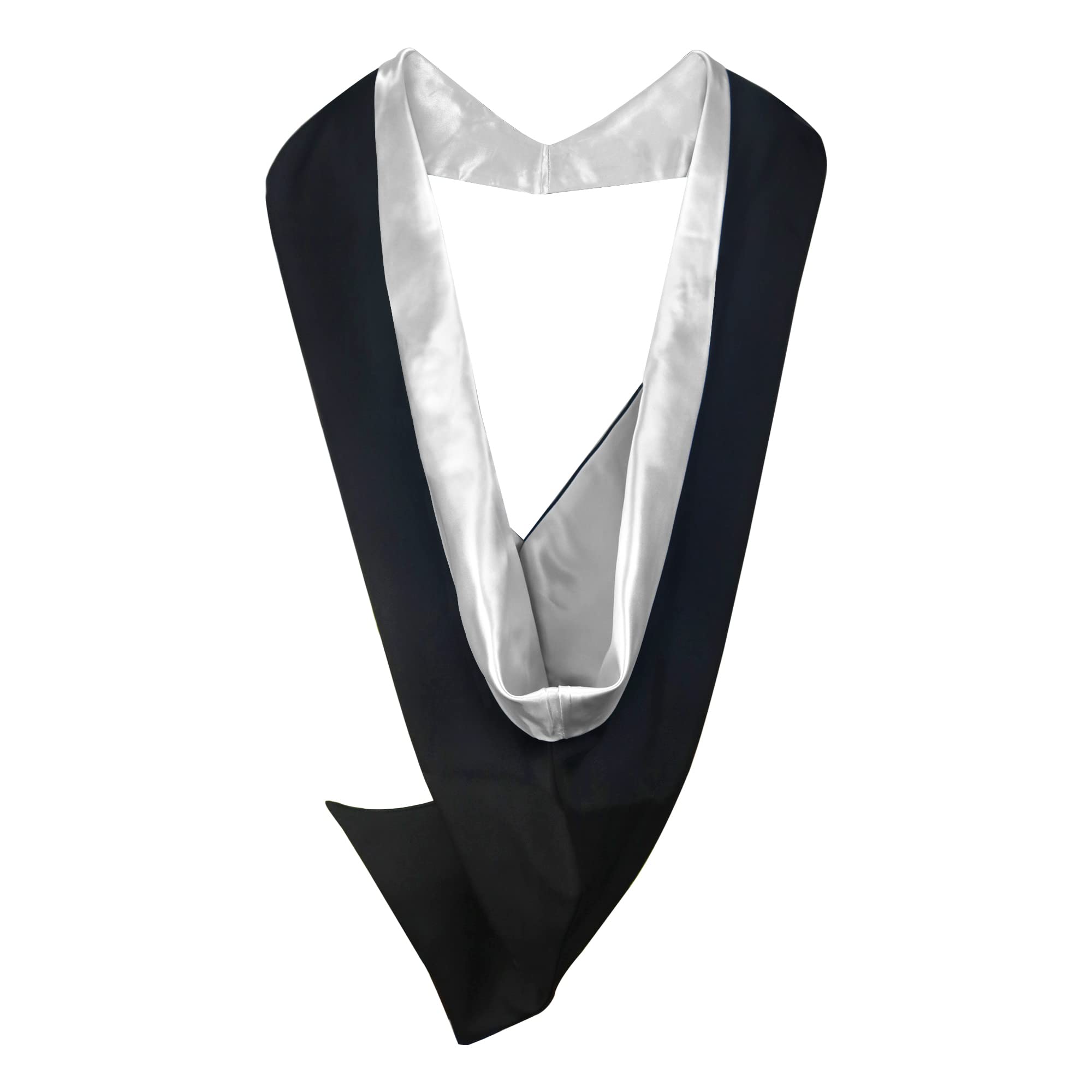 GraduationMall Graduation Hood for UK Academic Bachelor Diploma Unisex White