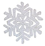 ID #8129 Lot of 2 Snowflakes Winter Holiday Embroidered Iron On Applique Patch