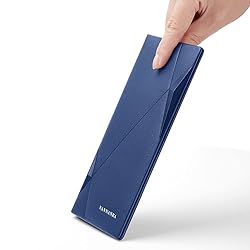 VANNANBA Checkbook Cover Long Slim Wallet for Men