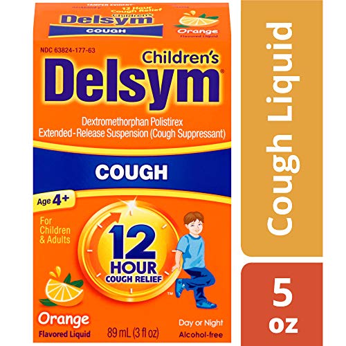 Delsym Children's Cough Suppressant Liquid, Orange