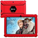 Contixo V8-2 7 inch Kids Tablet - WiFi Android Tablet for Kids - Learning Educational Apps Pre-Loaded - Kid Friendly Tablets with Parental Control - Great Toddler Tablet for Preschool Toy (Red)