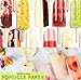 Wellood 200 Pcs Craft Sticks Ice Cream Sticks Wooden Popsicle Sticks 4-1/2