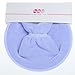 FaSoLa Bathroom Warmer Washable Cloth Toilet Seat Cover Pads (Blue)