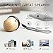 JSAUX Portable Mini Wireless Nut Speaker with Enhanced Bass and Built-in Mic and Sling for Home Outdoor Travel Compatible with iPhone iPad Android Samsung Tablet and More