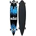 Krown Blue Flame Complete Longboard Skateboard