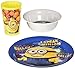 Zak Designs Plate, Bowl & Cup Gift, 3 Piece Set, Despicable Me 2