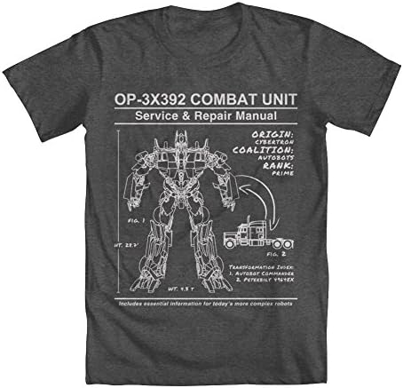 Transformers Optimus Prime Manual Boys' T-Shirt