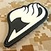 LEGEEON Glow Dark GITD Fairy Tail Japanese Manga Anime PVC Rubber 3D Fastener Patch
