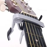 DIGIMATE Sliver Quick Change Clamp Key Capo For Acoustic / Electric / Classic Guitar