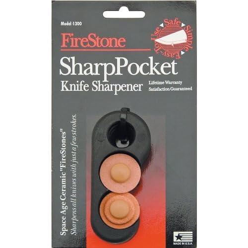 Mcgowan Firestone Pocket Sized Knife Sharpener best for Knife