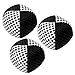 speevers Juggling Balls for Beginners and Professionals Set of 3, 14 Colors Available, 2 Layers of Net and Carry Case, Xballs Juggling Balls (Black - White, 3.9 oz)