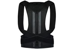 Female Male Posture Corrector Adjustable Back Support Nylon Elastic Shoulder Brace Corset Belt