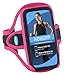 Tune Belt Armband for iPhone 8 7 6s 6 (NOT Plus) - for Running & Working Out - Sweat-Resistant - Fits iPhone 5 5s 5c SE with OtterBox Commuter [Pink]