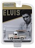 1954 Ford F-100 Pickup Truck Cream “Crown Electric Company” Elvis Presley (1935-1977) Hollywood Series 20 1/64 Diecast Model Car by Greenlight 44800 B