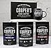 Whiskey Rum Barrel Aged Coffee Ground, Mug Box Set, Gift Box 3 Bag Sampler Set & Custom Barrel Mug, Single Origin Sumatra Whiskey, Ethiopian Rye, Rwanda Rum, 12oz