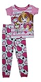 Paw Patrol Little Girls' Toddler Skye Short Sleeve Pajama Set