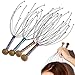 Hand Held Scalp Head Massager - Pack of 4 (Colors May Vary)