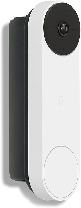 Campainha google nest – campainha com vídeo sem fio, neve, 960p, somente movimento