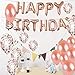 12th Birthday Decorations Party Supplies,12th Birthday Balloons Rose Gold,Number 12 Mylar Balloon,Latex Balloon Decoration,Sweet 12th Birthday for Photo Props