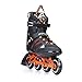 K2 Skate Men's F.I.T Boa Inline Skates, Black/Orange, 13