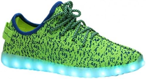 LED Light Up Shoes Trainers 11 Color Patterns, USB Rechargeable Sport Shoes, Sneakers for Men, Women, Boys, &amp; Girls - Sizes 25-46