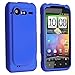 Blue Rubberized Snap-On Hard Skin Case Cover for HTC Droid Incredible 2 6350 by Electromaster