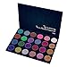 24 Color Professional Pressed Glitter Diamond Mineral Shimmery Glitter Eyeshadow Palette Waterproof & Long-Lasting