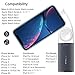 MIPOW Portable Apple Watch Charger, MFi Certified Magnetic 6000mAh Power Bank with Built-in iPhone Fast Charging Cord Cable, Pocket-Sized Battery for iWatch Series 4 3 2 1 Nike 38mm 42mm