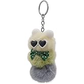 SRYTCYDA Cute Plush Keychains for Women, Kawaii Plush Keychains for Backpacks Ornament Birthday Gifts, Party Rewards