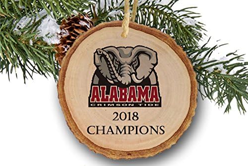 Alabama Crimson tide Championship 2018, Christmas tree Ornament, College Football, Roll tide ornament, Roll tide Alabama, National Championship 2018
