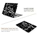 iDOO Marble Pattern Case for [ MacBook Air 11 inch ] (Model: A1370 and A1465 )- Matte Rubber Coated Hard Shell Cover - Black