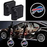 For Buffalo Bills Car Door Led Welcome Laser Projector Car Door Courtesy Light Suitable Fit for all brands of cars (Buffalo Bills)