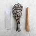 Sage Smudge Stick Kit - White Sage, Palo Santo, Mini Sage, Sage and Sweetgrass Smudging Sticks PLUS a Selenite Crystal & How to Guide for Cleansing your Home - Hand tied in California (Selenite)