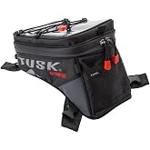 Tusk Olympus Small Tank Bag - 4.5L, YKK Zippers | Clear Map/Phone Pocket, Cable Port, Rain Cover, Reflective Logos; Universal Mount for Adventure and Dual Sport Bikes