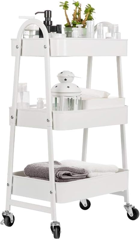 aasdf Carrito de Almacenamiento de Cocina, Carrito rodante de Malla